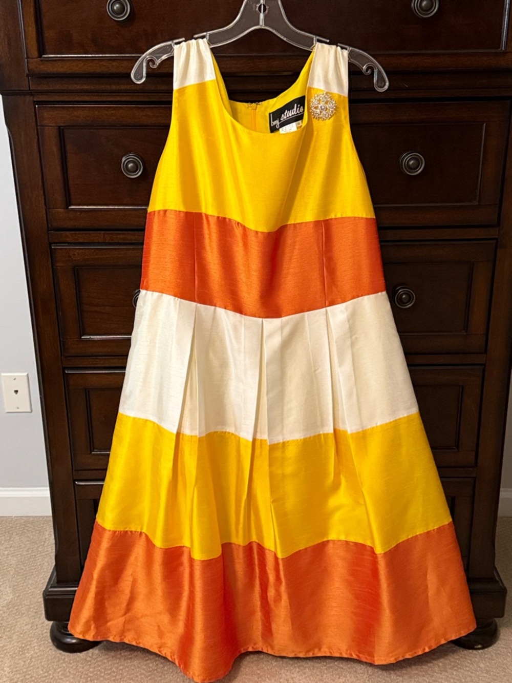 Colorful Striped Sleeveless Dress
